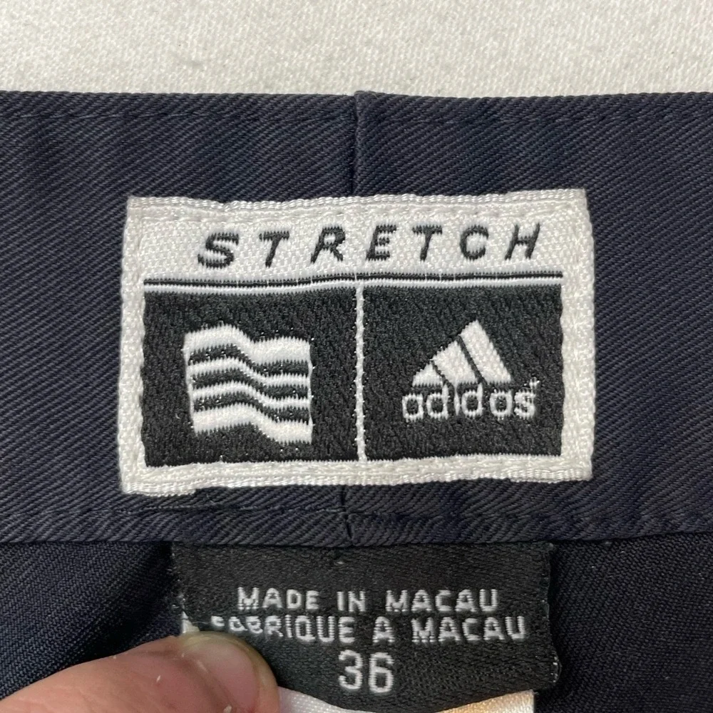 Adidas Stretch Flat Front‎ Shorts in Black Size 36